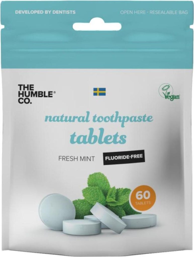 The Humble Co. Zahnpasta in fluoridfreien Tabletten 60 Einheiten