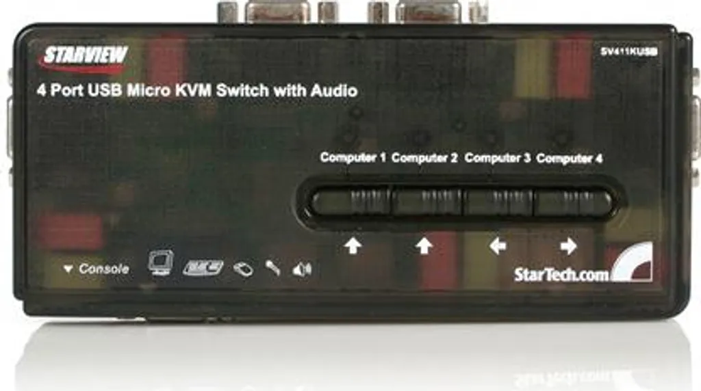 Gagnez de la place sur votre bureau avec ce Switch KVM USB VGA 4 ports