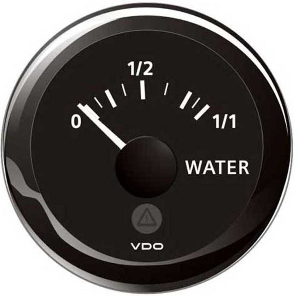 Vdo Zeile 0-1 Anzeigen/dlrb Abwasserstandsanzeige Mit Einfacher Skala 4-20m 1 A 12-24v Silber 52 mm Silber 52 mm