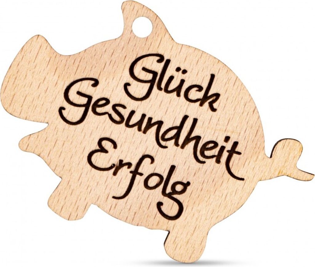 Anhänger Schwein Glück