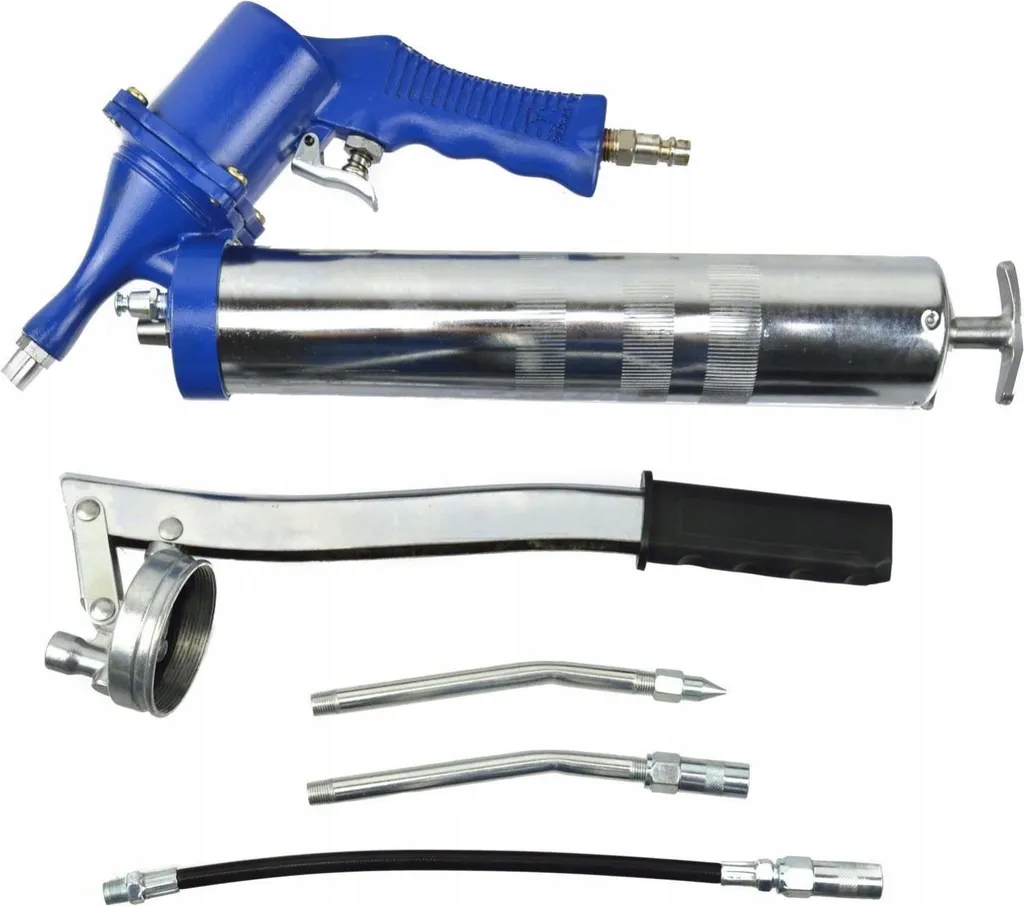 Pompe à graisse pneumatique BSD avec mode manuel - Réservoir acier 15kg