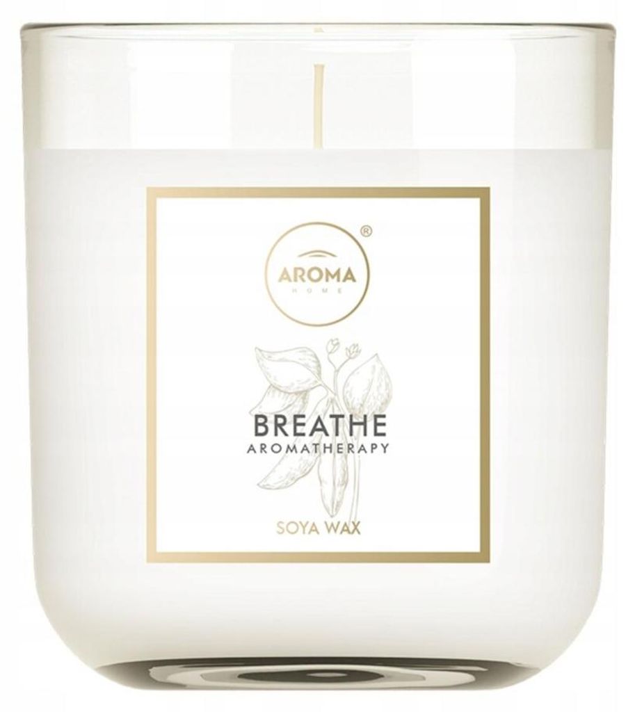 Kerze der Marke Breathe, hergestellt aus Soja, mit einem Gewicht von 150 Gramm