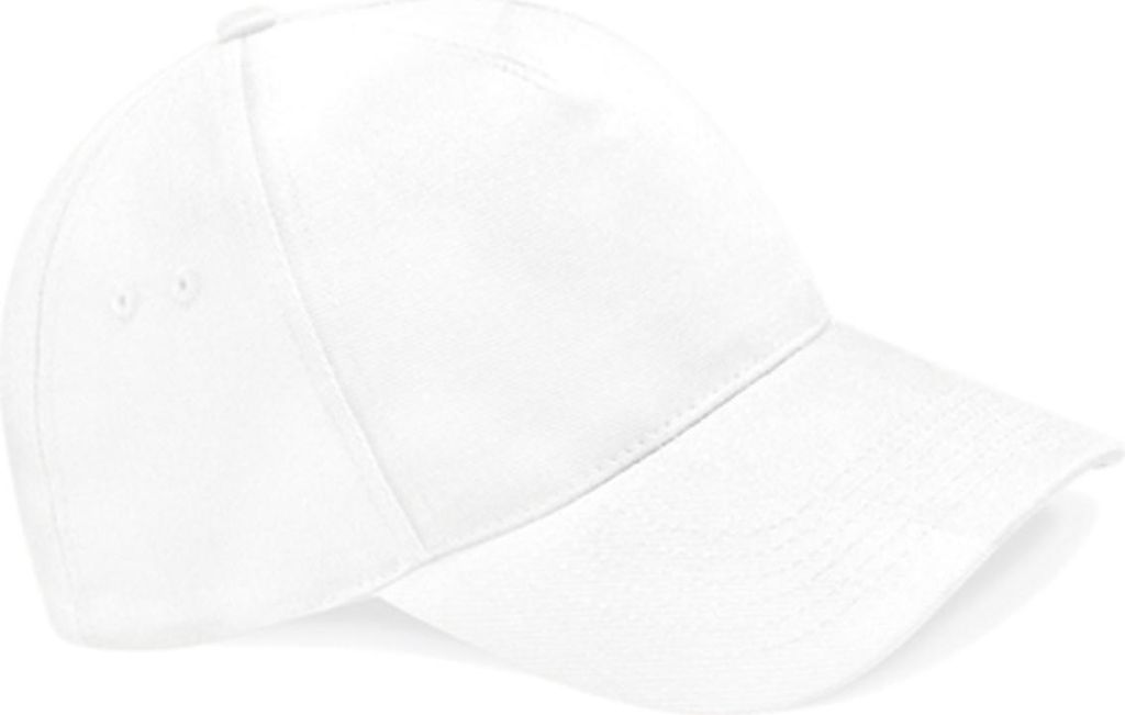 Beechfield B15 | Ultimate 5 Panel Cap / Kappe / Mütze / Hut - Farbe: White - Größe: One Size