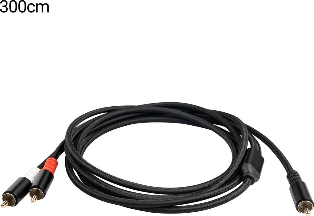 Audio Kabel professionell doppelt geschützte, goldplattierte RCA-männliche RCA-Stereo-Audio-Verlängerungskabel für Verstärker für 2 RCA-3m