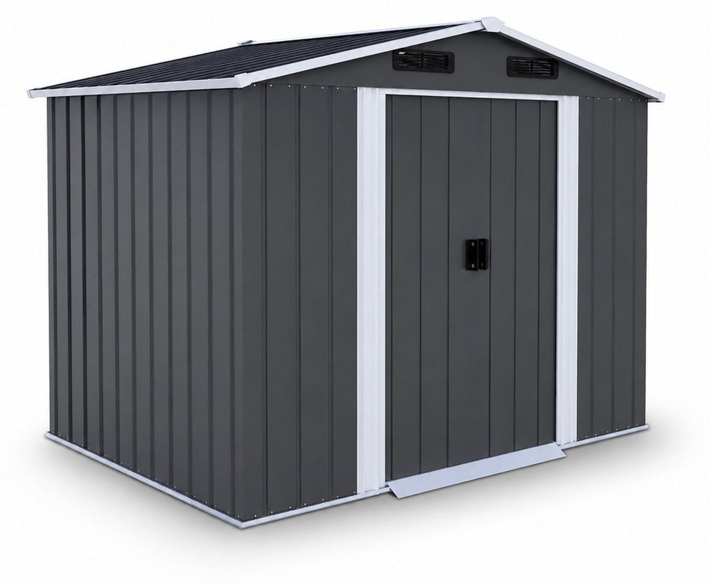 Aga Casetta da giardino 248x193x179 cm Grigio scuro Immagine del prodotto 