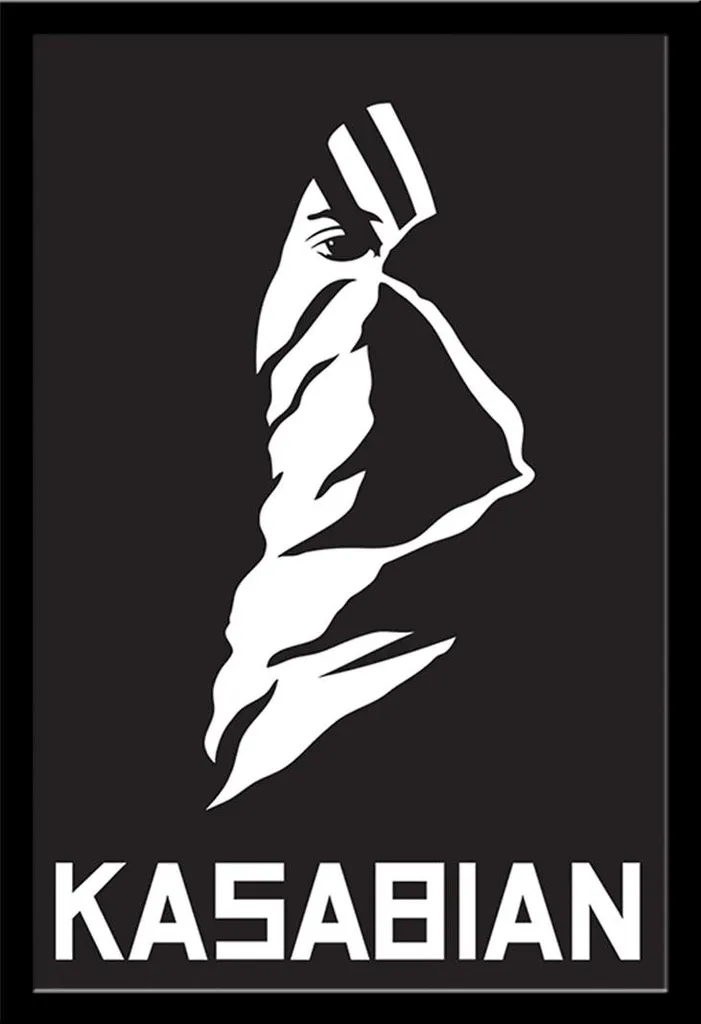 Cornice Shinsuke MDF Nera con Poster Kasabian Ultra Face 61x91,5cm