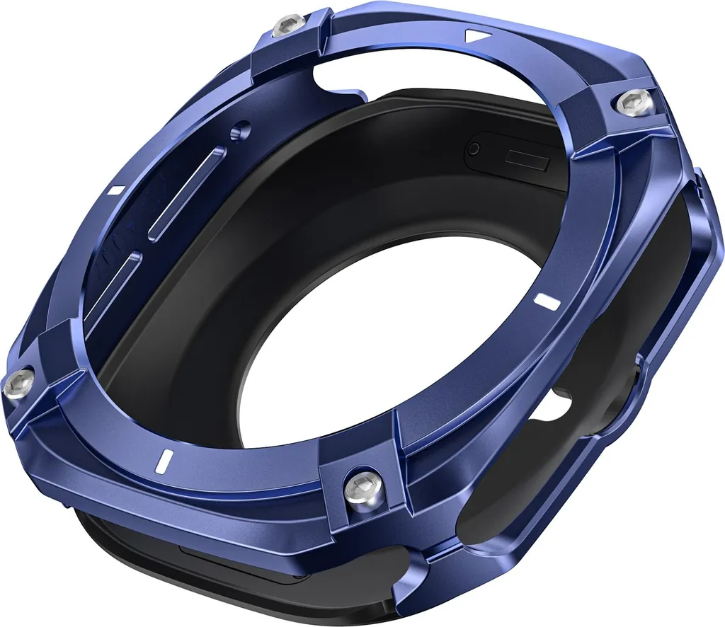 Cover Cyber Metallo Samsung Galaxy Watch7 Ultra - Zinco e PC Blu