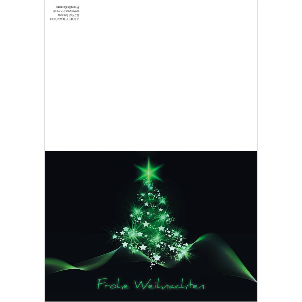 Frohes Weihnachten multi-language Grußkarte Weihnachtskarten 10 Stk Umschlag 