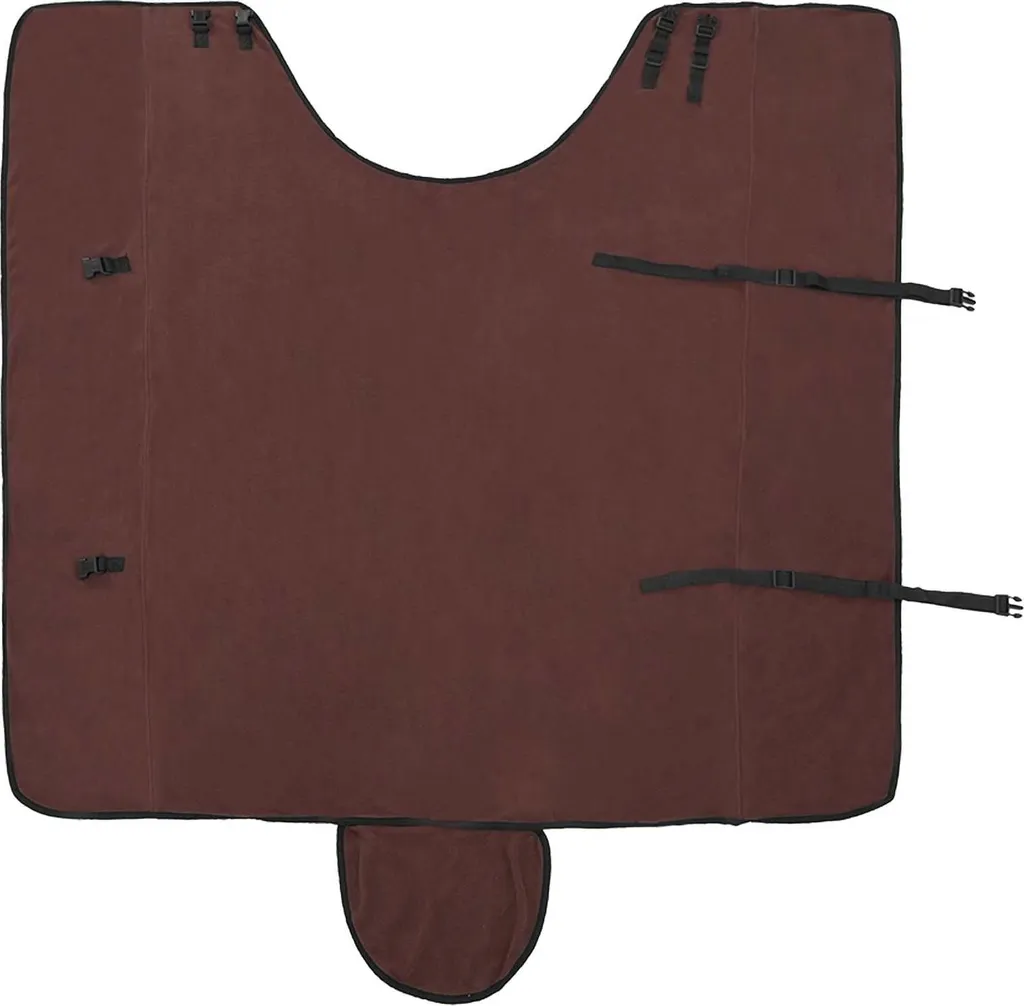 VidaXL Coperta per Cavalli Marrone - Poliestere Soft-Touch per Box - 6