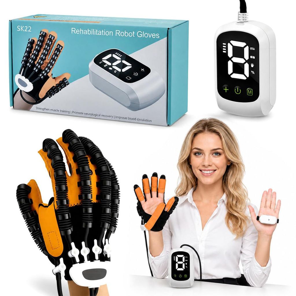 Reha Handschuh für Handtherapie,Fingertrainer Roboter Produktbild 