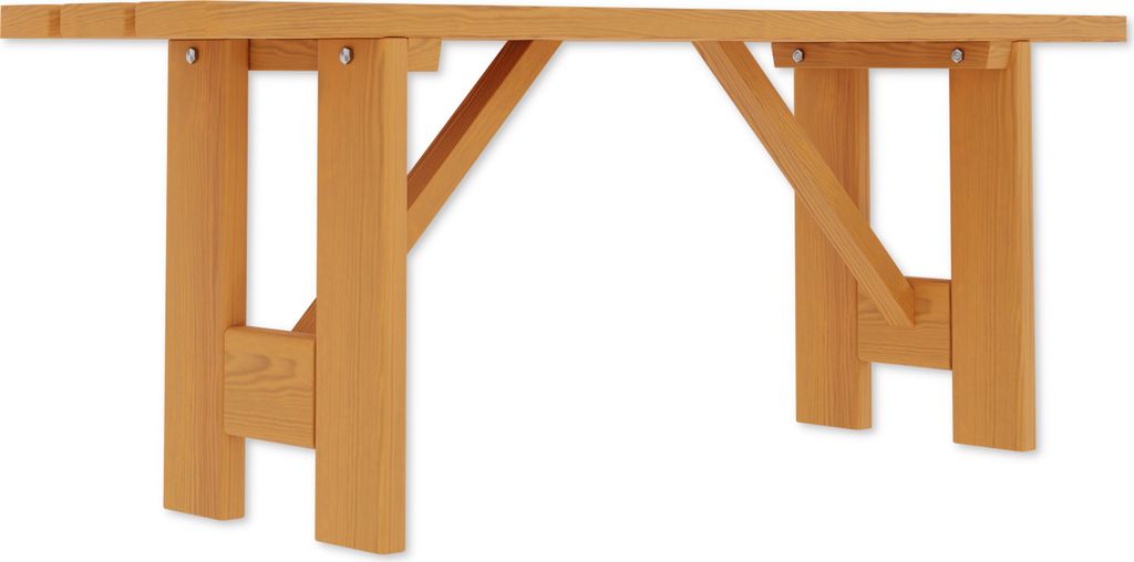 LENMAR Gartenbank Sitzbank Holzbank Massivholz Produktbild 5