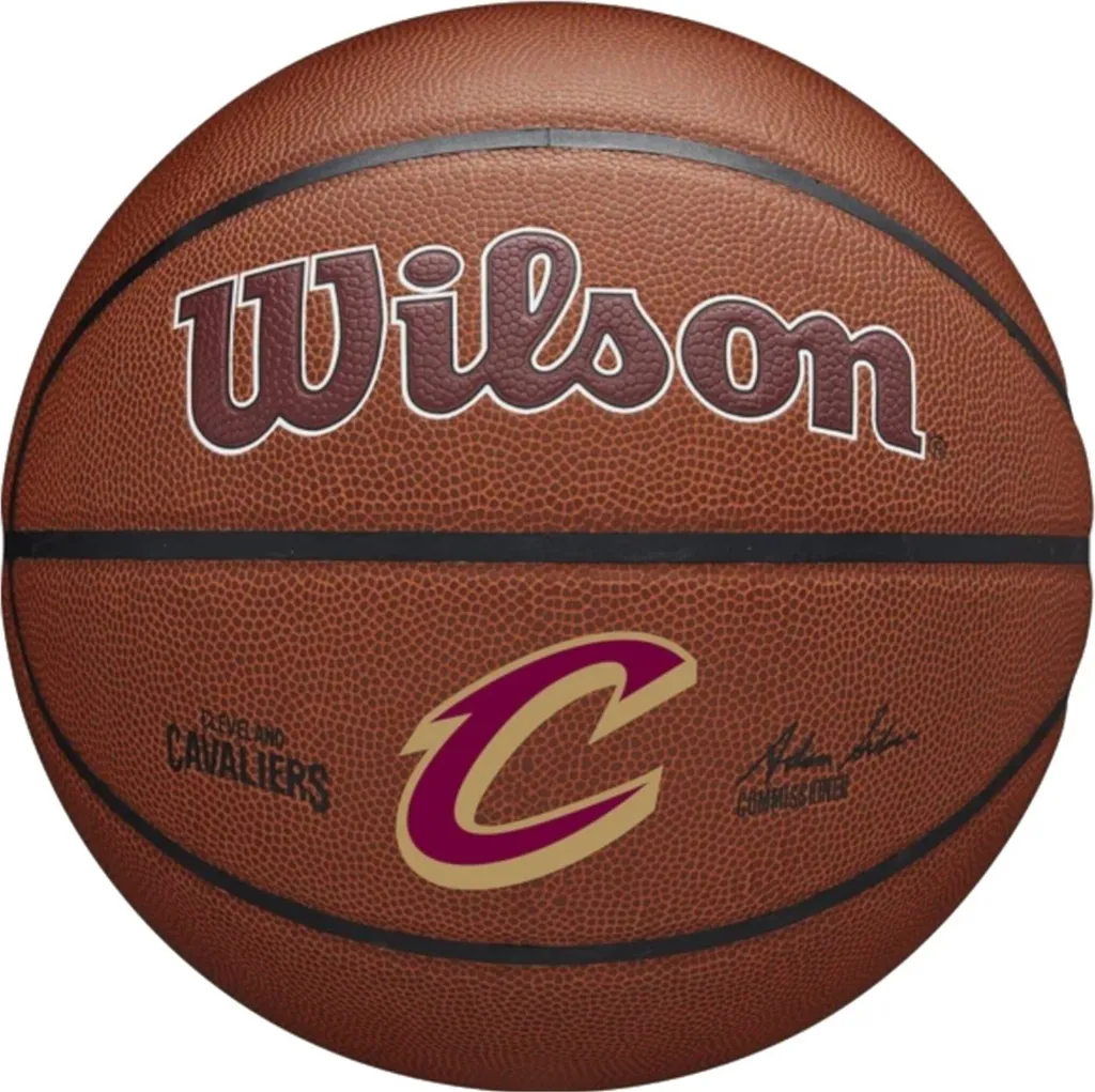Ballon de basket Wilson grip optimal NBA Cleveland Cavaliers bordeaux