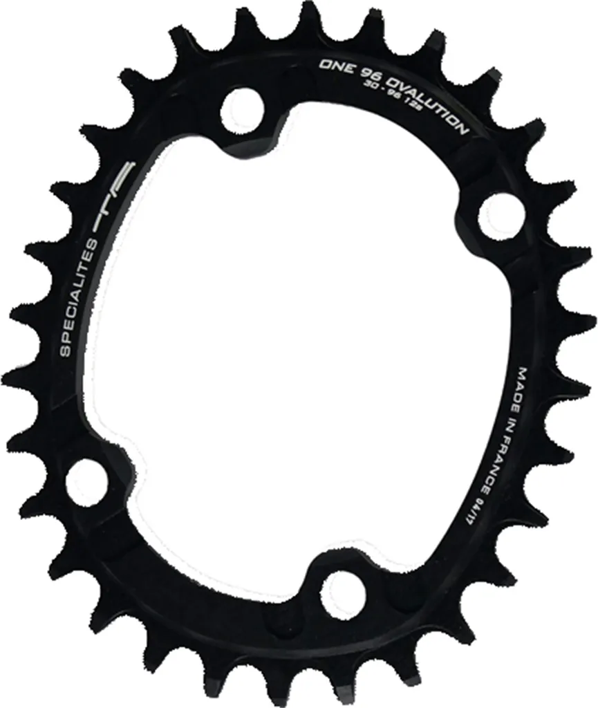 Plateau TA One 96 pour VTT 34 dents noir Ø96 : idéal en montée technique