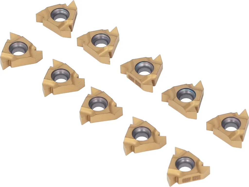 10 Inserts de tournage en carbure pour tour CNC usinage de l'acier dur