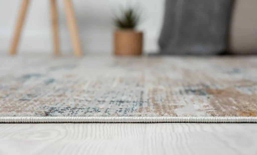 Tapis Esme 1 gris clair 140x200 cm - Solution sol froid et bruyant