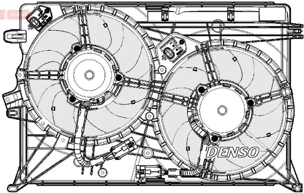 Ventilateur de radiateur pour Fiat 500X et Jeep Renegade : Pièce OE DENSO
