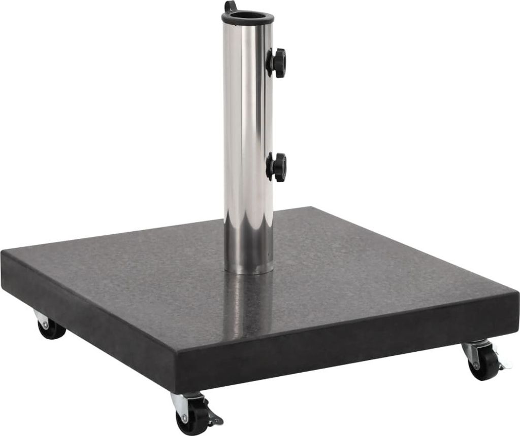 Best Möbel Sonnenschirmständer Granit 30 kg Quadrat Schwarz CHY1683275