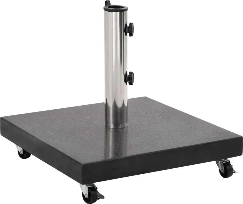 Supporto Ombrellone in Granito Nero 30 kg - Ideale per Terrazzo