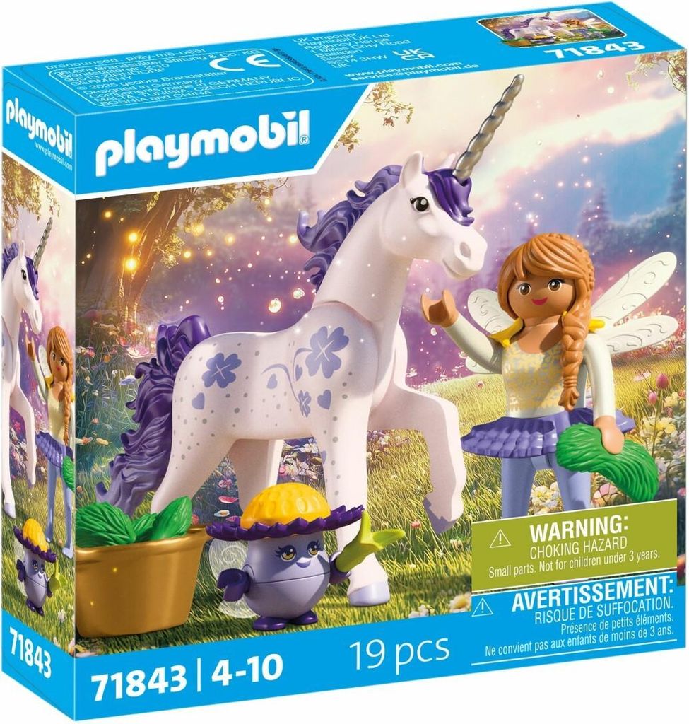 PLAYMOBIL 71843 Sammeleinhorn Glückslavendel mit Fee