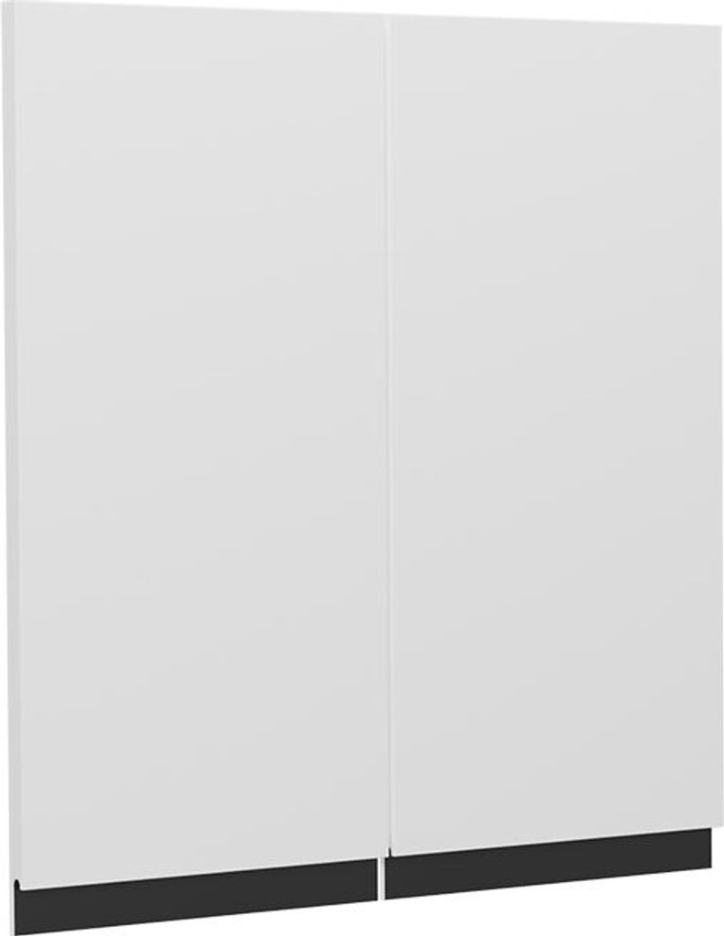 Küchenfront Vicco R-Line Weiß 59.2 x 59 cm Möbelfront für den Hängeschrank, Model 39482