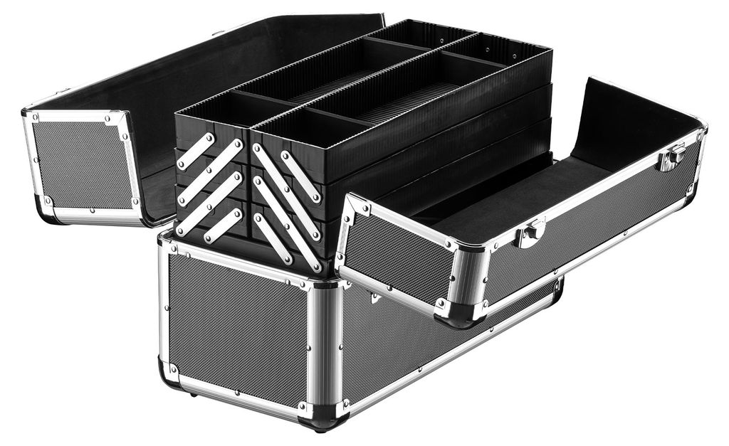 Wiltec Alu Transportkoffer, Aufbewahrungskoffer mit 2 Produktbild 