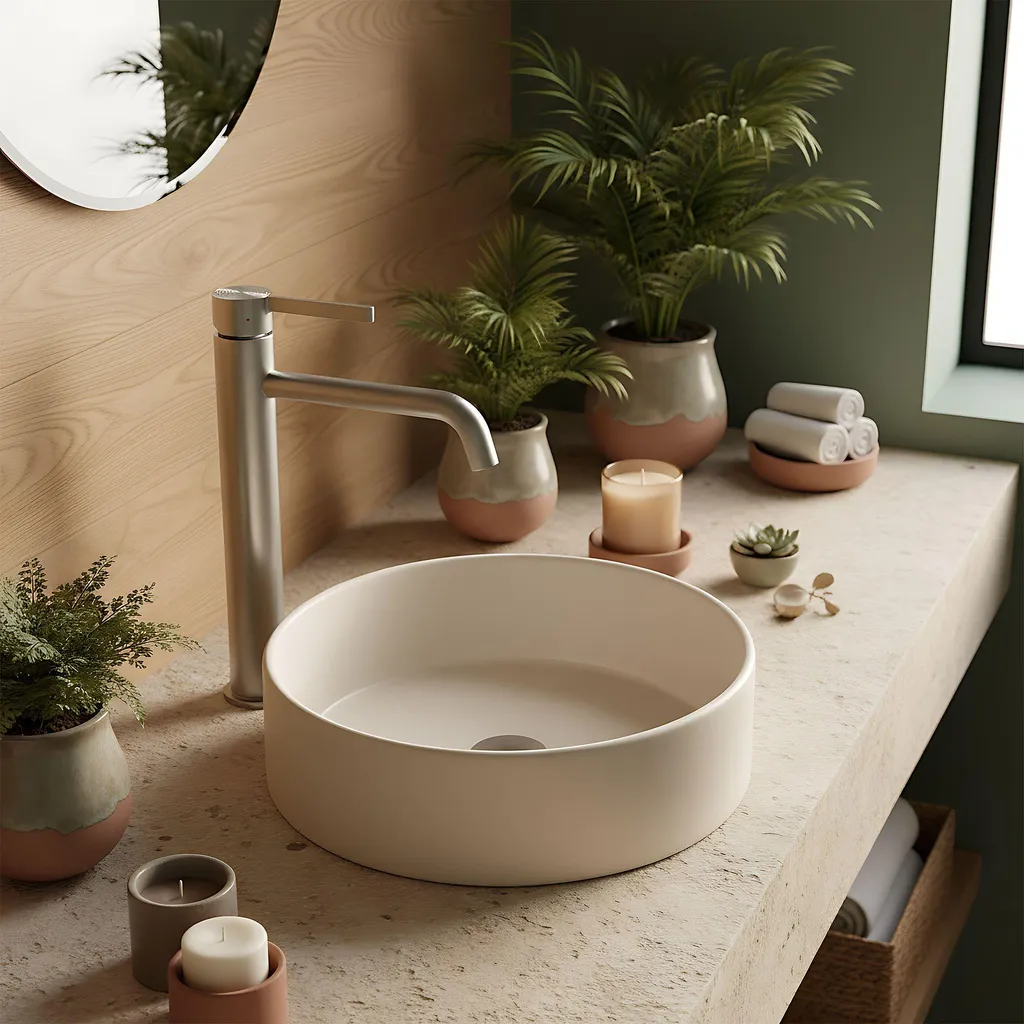 Rubinetto Lavabo Rea Foster Brush Steel - 8