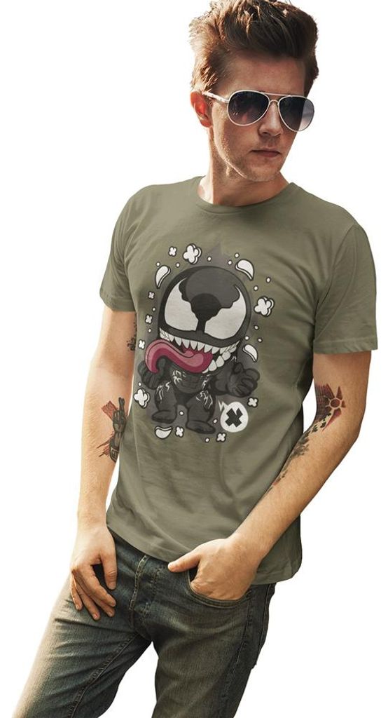 D&B Uni Polo PC00117 Venom MilitärGrün-Größe S