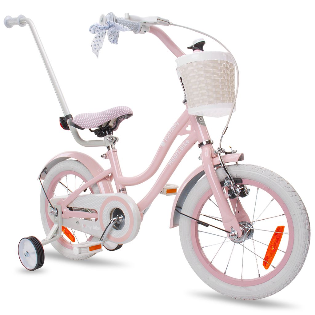 SUN BABY Heart Bike: bicicletta per bambine da 14 pollici, Immagine del prodotto 