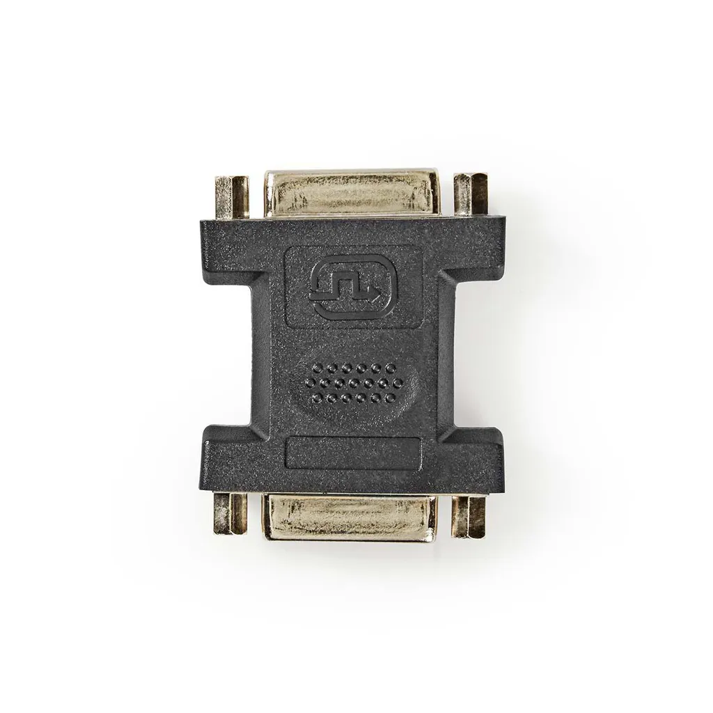 Connettore Video DVI-I 24+5 Femmina a Femmina | Adattatore Nero PVC