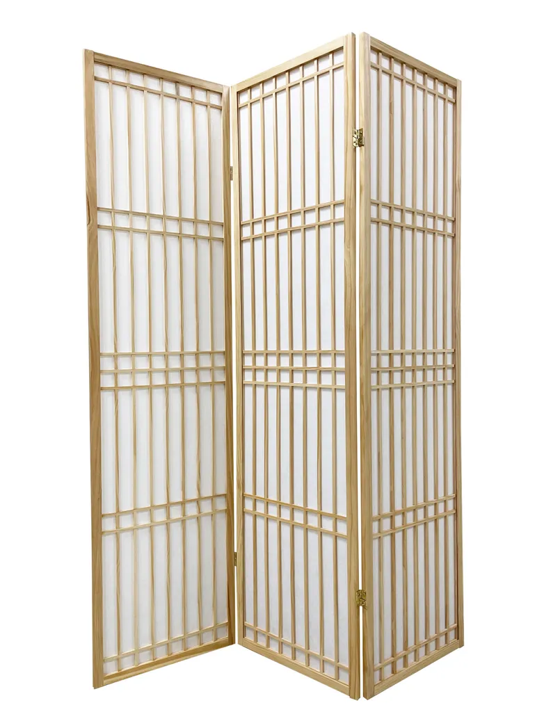 Fine Asianliving Paravent Japonais Shoji Tokyo L135xH180 cm Naturel
