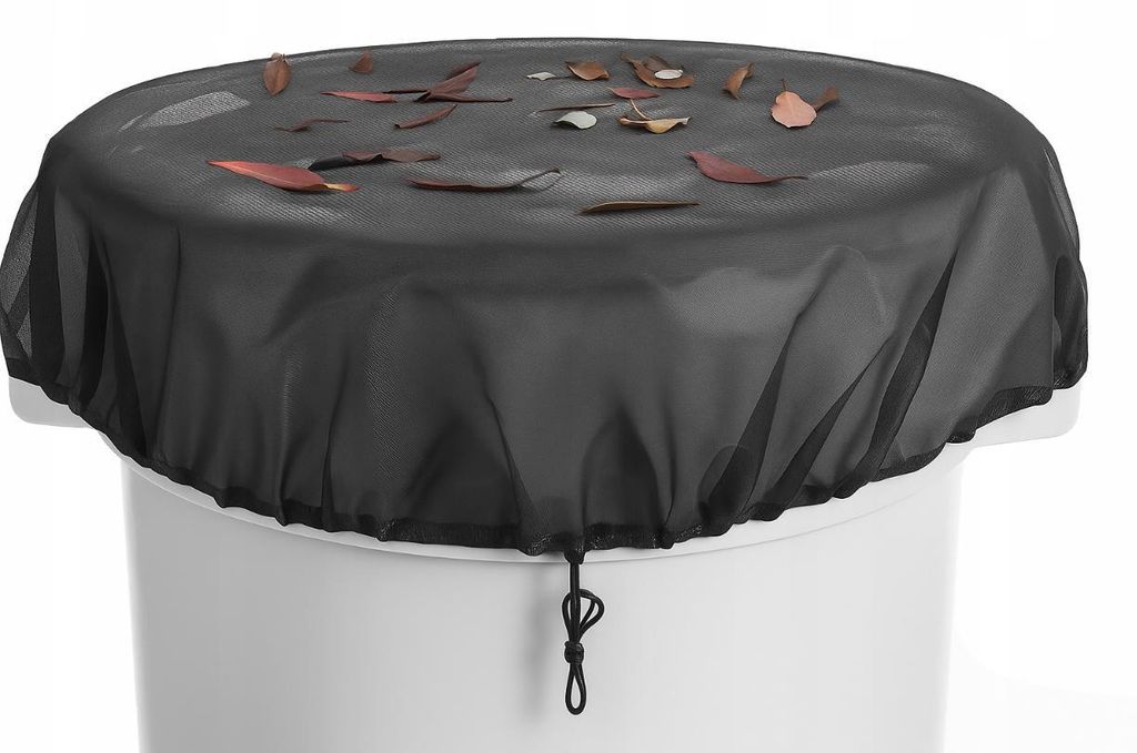 Schutznetz für Regentonne 100 cm – Abdeckung gegen Laub und Schmutz – Gartenzubehör Wassertank