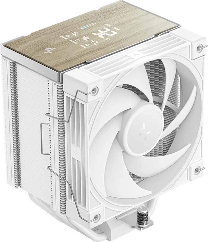 Refroidisseur CPU blanc DeepCool AK700 Digital avec écran intégré