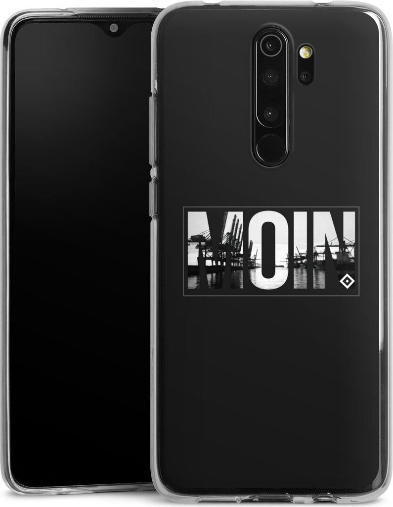 DeinDesign Handyhülle für Xiaomi Redmi Note 8 Pro Silikon Hülle Case Smartphone Schutzhülle HSV Hamburger SV Offizielles Lizenzprodukt