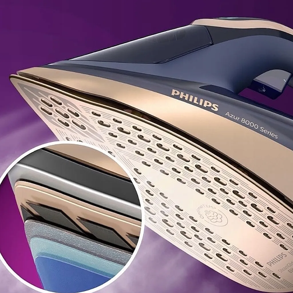 Fer à Repasser Philips Azur Haute Performance pour Linge Difficile Noir
