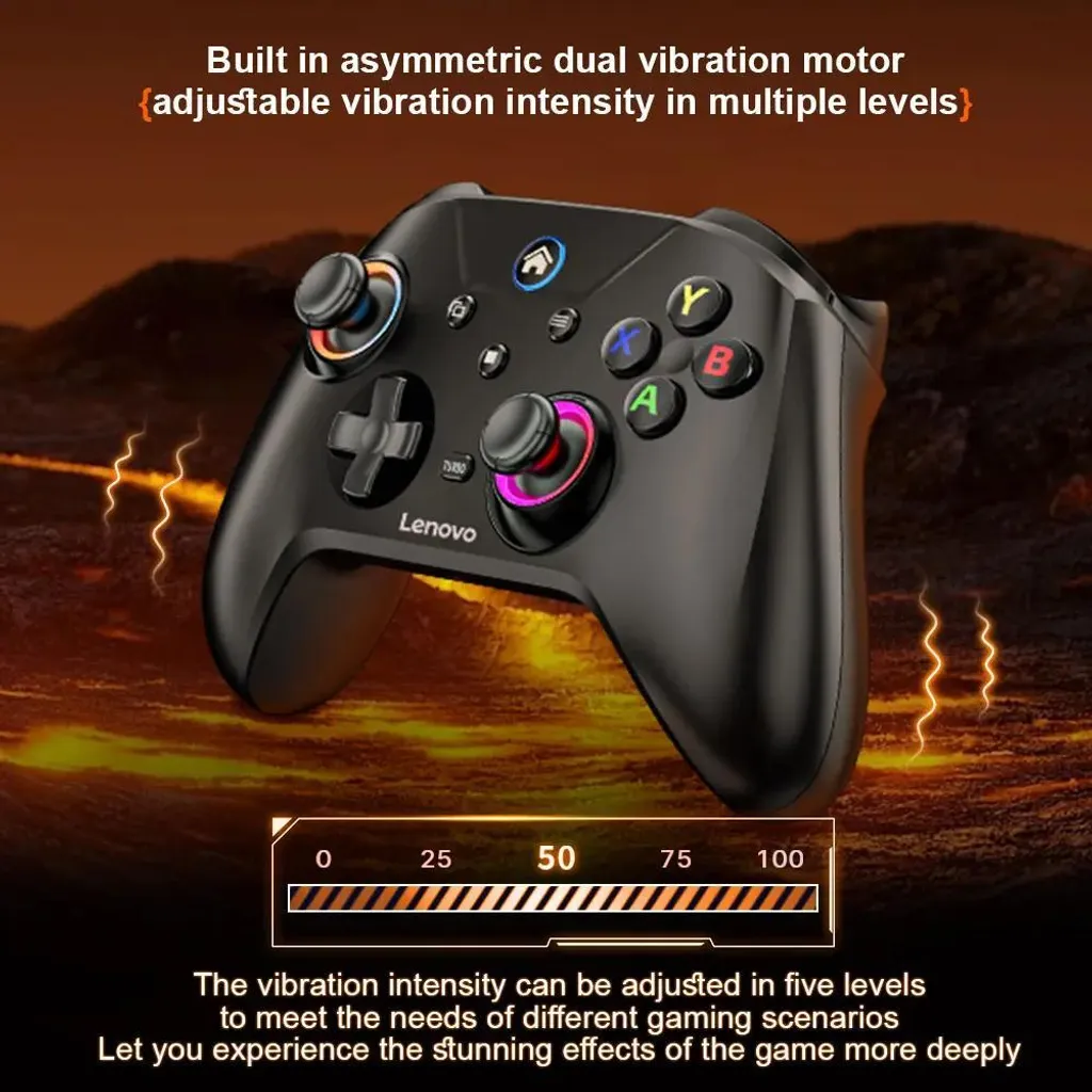 Manette S02 Gamepad Hall Effect Noir pour Switch PC et iOS Bluetooth - 6