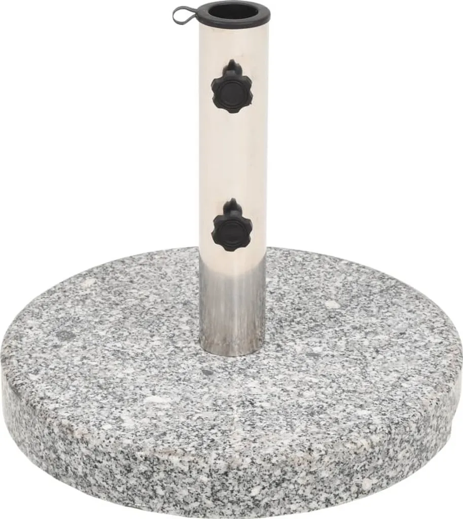 Lestage de parasol en granit 20 kg idéal pour terrasse et balcon