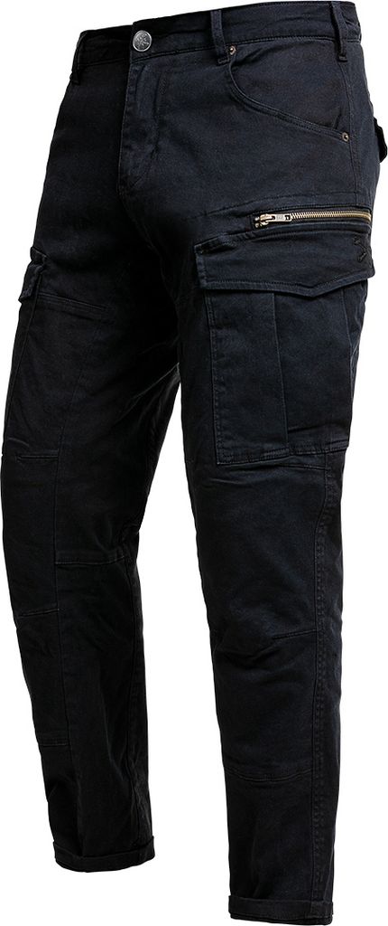 John Doe Stroker Cargo XTM Motorrad Textilhose, schwarz, 31 Produktbild 