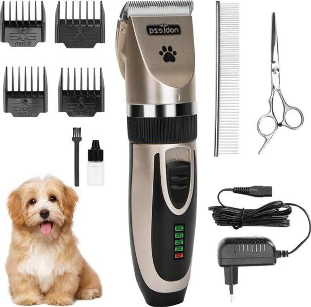 Kit de toilettage complet : tondeuse pour chiens et chats multi-tailles