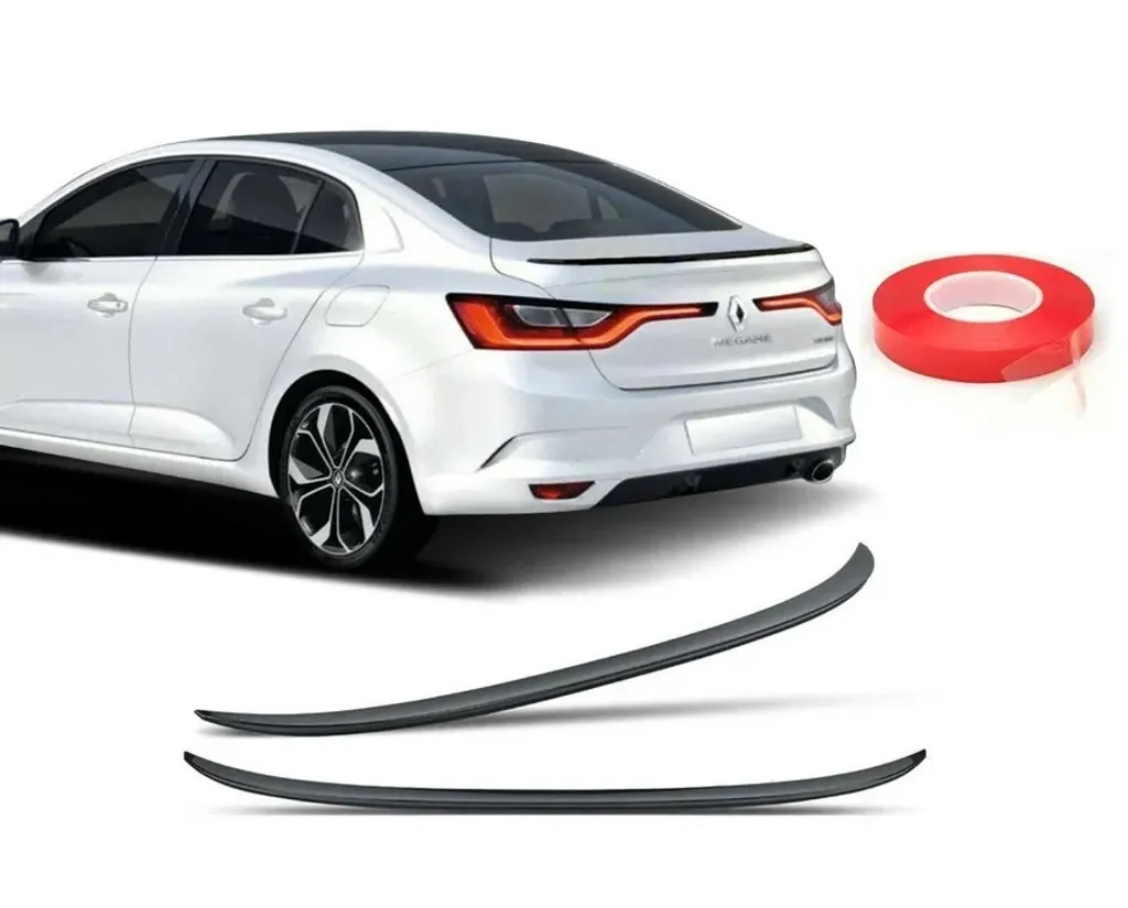 Becquet arrière noir pour look sport Renault Megane 4 année 2016-2020