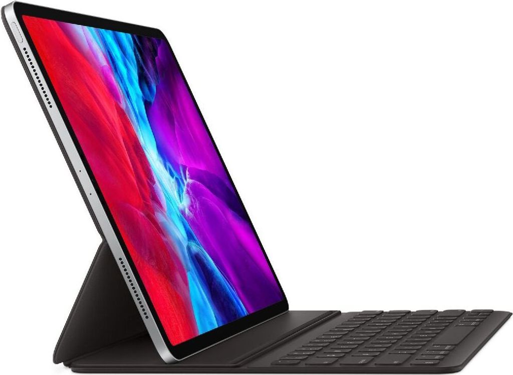 Apple Smart Folio Keyboard für das Apple iPad Pro 12.9 (2018/2020/2021/2022) / iPad Air 13 Zoll (2025) M3 / (2024) M2 - QWERTY - Schwarz