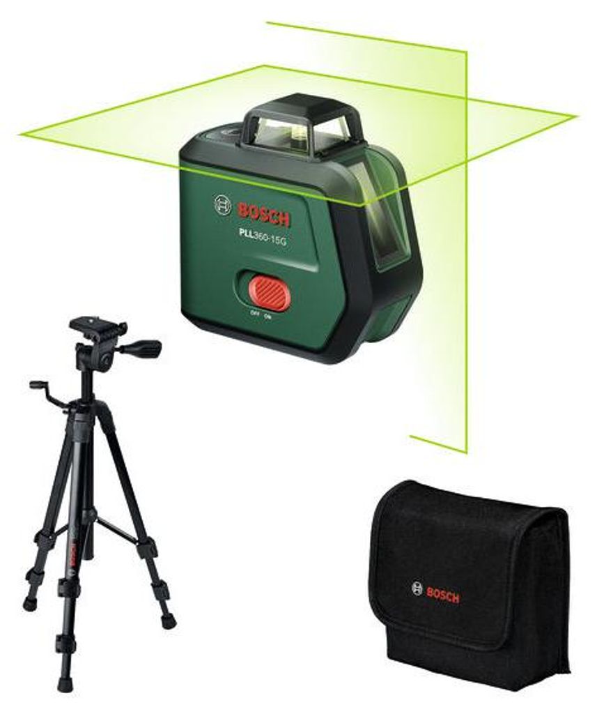 Kreuzlinien-Laser PLL360-15G Set, 1 x Akku BA 3.6V 2.0Ah Produktbild 