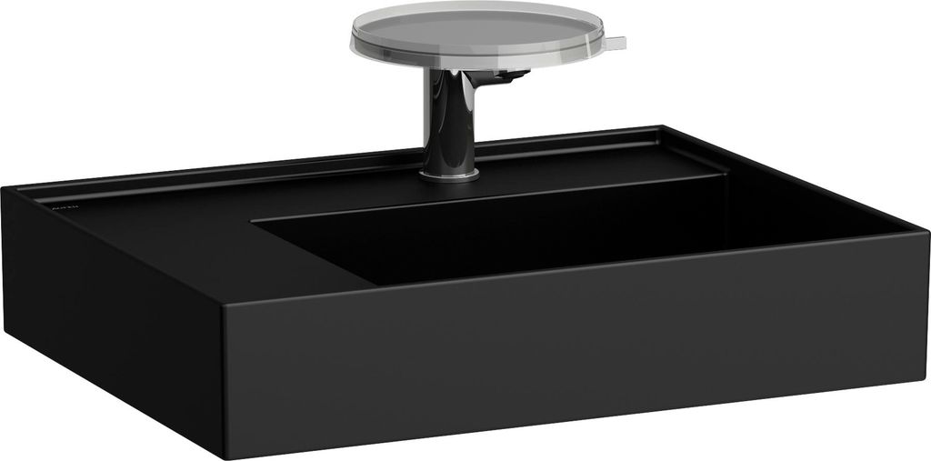 LAUFEN Kartell Waschtisch, Ablage links, 3 Hahnlöcher, ohne Überlauf, 600x460mm, H8103357161581