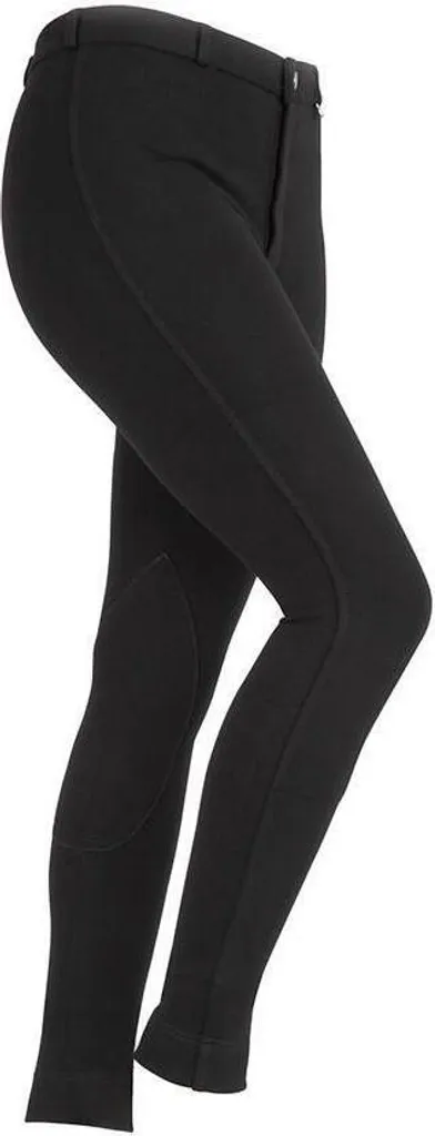 Pantalon équitation noir fille 13-14 ans ER396 idéal pour les cours
