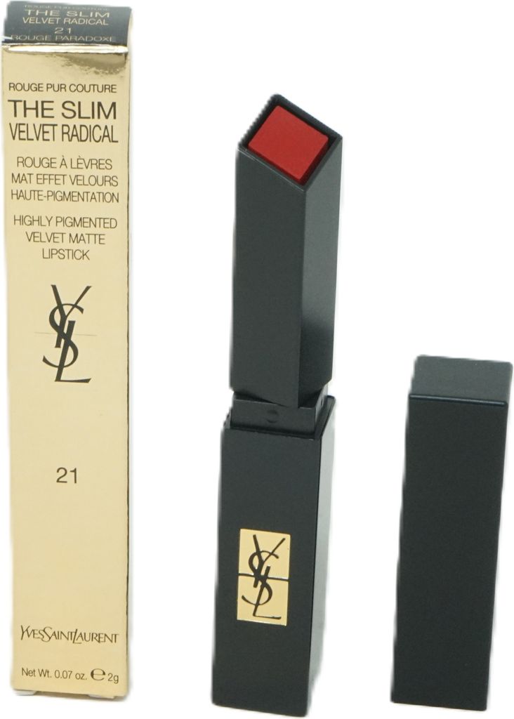 YSL Rouge The Slim Velvet Radical N°21 Paradox Red 2.2g