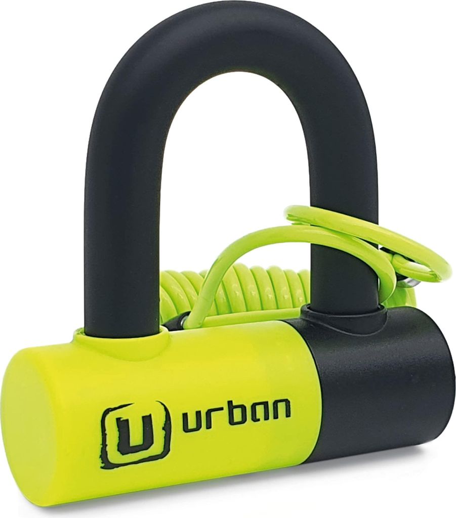 Urban UR59 Bremsscheibenschloss Mini Bügelschloss für Motorrad und Fahrrad