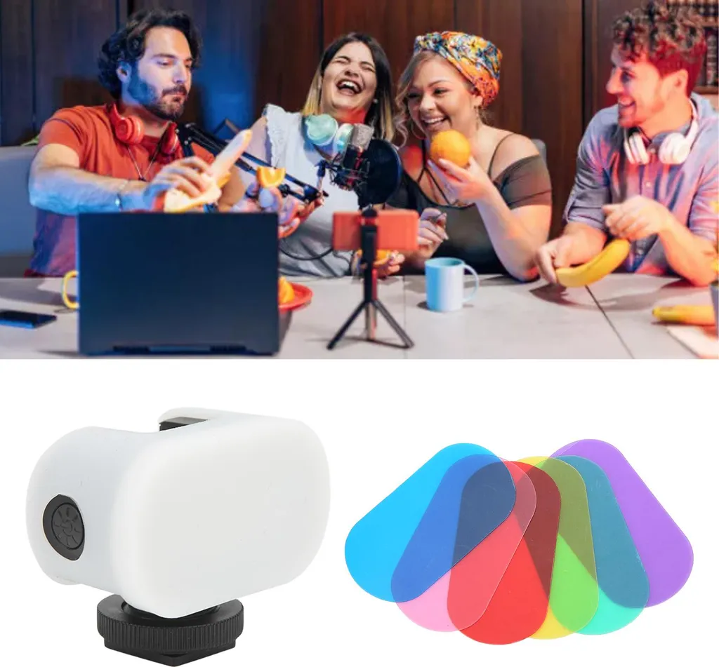 Luce RGB per Fotocamera Mini LED Ricaricabile Type-C - Offerta Professionale