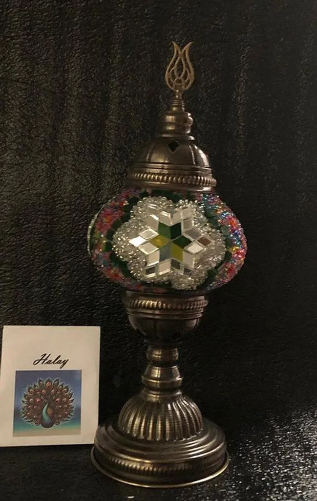 Lampe ambiance turque pour salon et chambre - Style Oriental et Verre