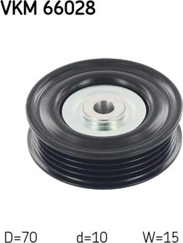 Rouleau de Renvoi SKF VKM 66028 pour Courroie Crantée Haute Qualité