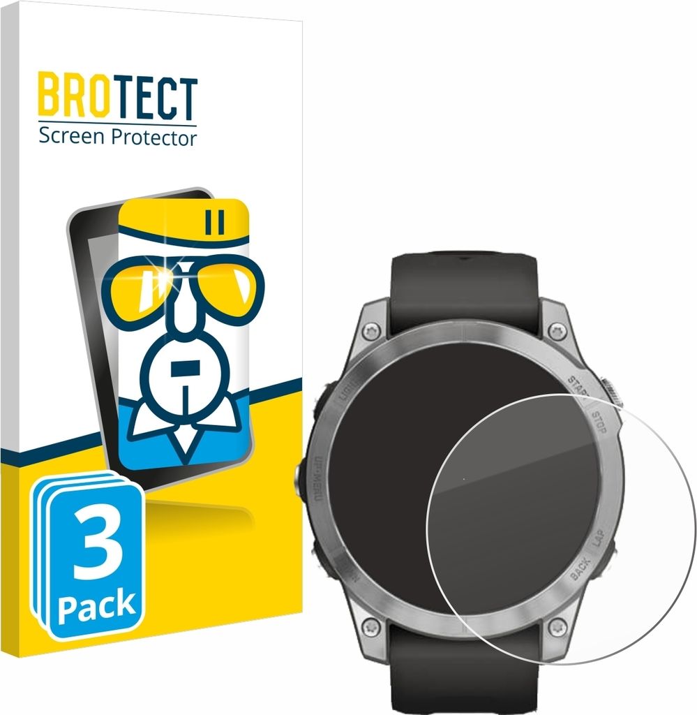 3x BROTECT Schutzglas für Garmin Fenix 7 (47 mm) Produktbild 