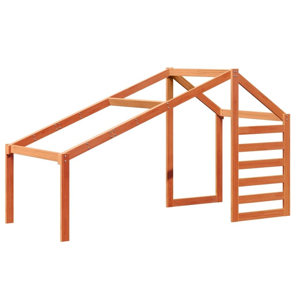 vidaXL Dach für Kinderbett Wachsbraun 188x97x113 cm Massivholz Kiefer